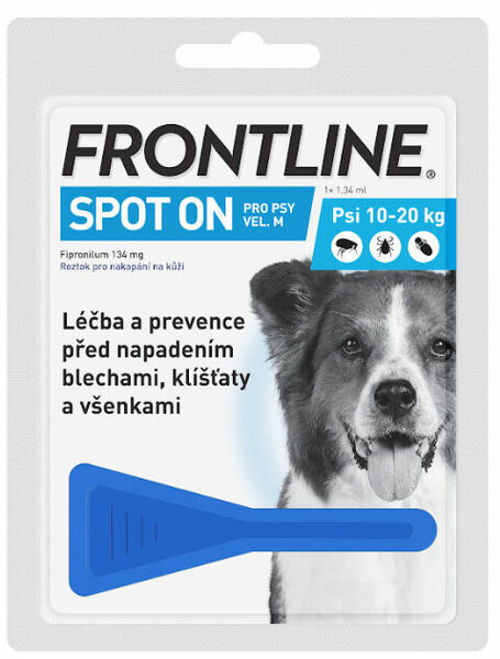 Frontline Spot On Dog M 1x1 pipeta 1.34ml porovnat ceny