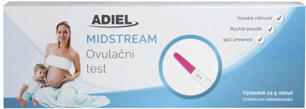 ADIEL Midstream ovulační test 3ks porovnat ceny