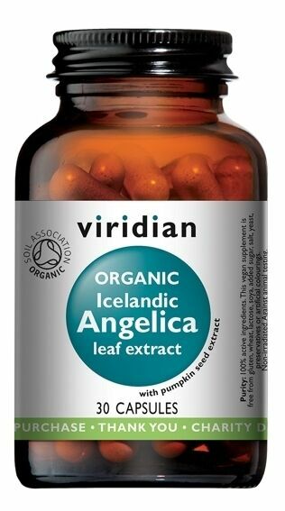 Viridian Icelandic Angelica Organic (Andělika lékařská Bio) 30 kapslí porovnat ceny