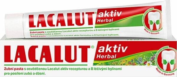 Lacalut Aktiv Herbal zubní pasta 75ml porovnat ceny