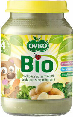 OVKO Bio brokolice s bramborami 190g porovnat ceny