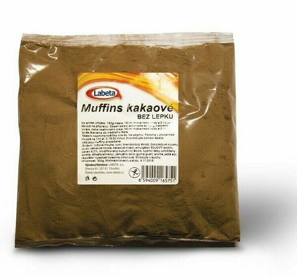 Labeta Bez lepku Muffiny kakaové 300g porovnat ceny