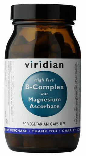 Viridian High Five B Complex with Magnesium Ascorbate 90 kapslí porovnat ceny