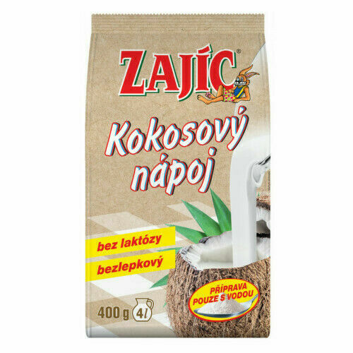 Kokosový nápoj Zajíc 400g sáček porovnat ceny