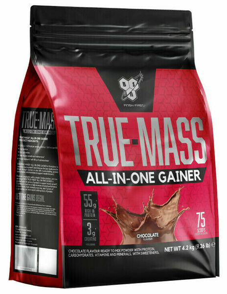 BSN Finish First  BSN True Mass All-In-One Gainer čokoláda 4200g porovnat ceny