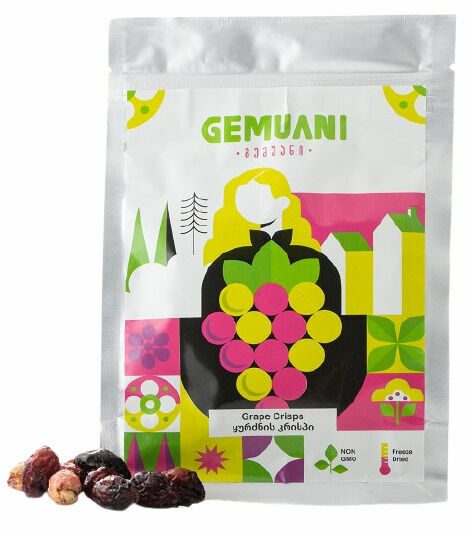 Gemuani chips HROZNOVÉ VÍNO sušené mrazem 80g porovnat ceny