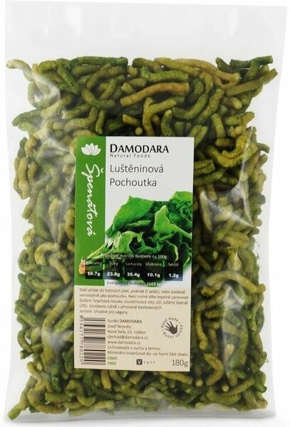 Damodara Luštěninová pochoutka špenátová 180g porovnat ceny