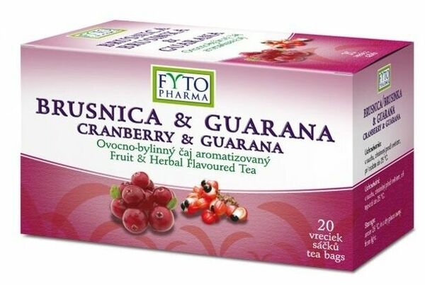 Fytopharma Ovocno-bylinný čaj brusinka & guarana n.s. 20x2g porovnat ceny