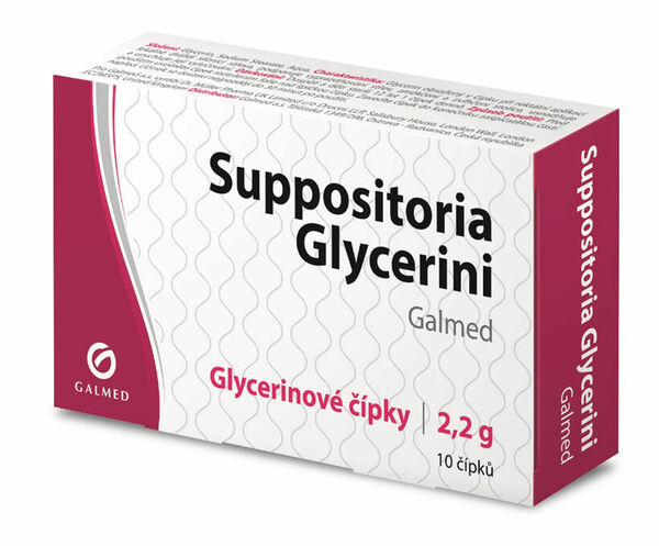 Suppositoria Glycerini Galmed 2.2g 10 čípků porovnat ceny