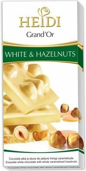 Čokoláda HEIDI Grand´or whole hazel.white 100g porovnat ceny