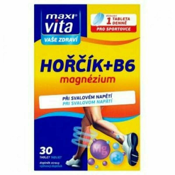 MAXIVITA Hořčík/B6 30 tablet porovnat ceny