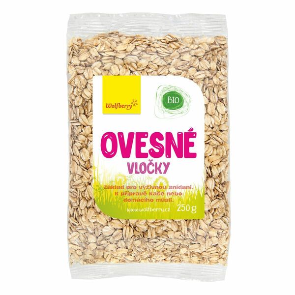 WOLFBERRY Ovesné vločky BIO 250 g porovnat ceny