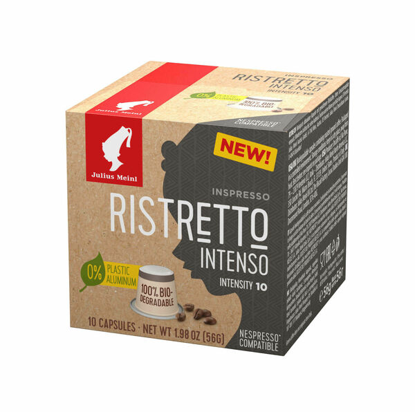 Julius Meinl  Kompostovatelné kapsle Inspresso Ristretto Intenso 10 kapslí porovnat ceny