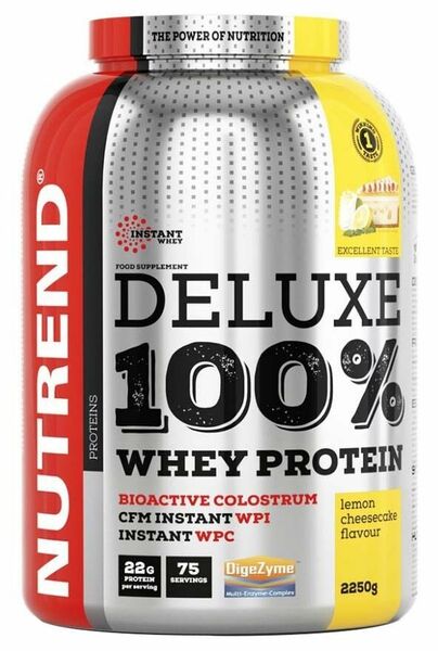 Nutrend  DELUXE 100% WHEY 2250 g citronový cheesecake porovnat ceny