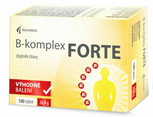 Noventis  B-komplex Forte 100 tablet porovnat ceny