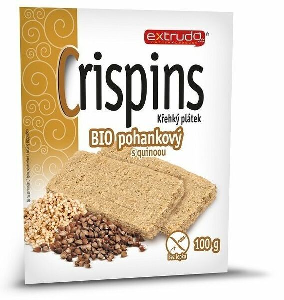 Crispins BIO pohank. křehký plátek s quinoou 100g porovnat ceny