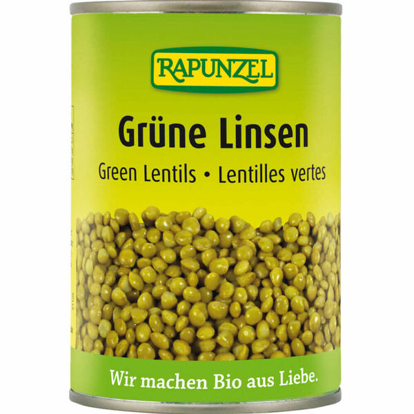 RAPUNZEL Zelená čočka sterilovaná BIO 400 g porovnat ceny