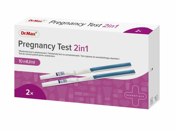Dr.Max Pregnancy Test 2in1 2 ks porovnat ceny