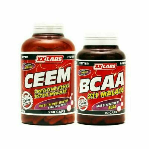 XXLABS CEEM 240 kapslí + BCAA MALATE 90 kapslí ZDARMA porovnat ceny