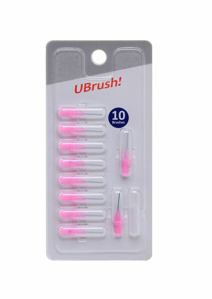 UBrush! Mezizubní kartáček 0,7 mm růžový 10 ks porovnat ceny