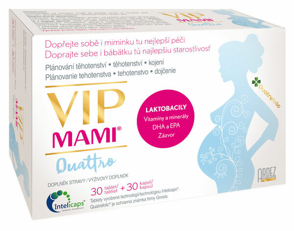 VIP mami Quattro 30 tablet + 30 kapslí porovnat ceny