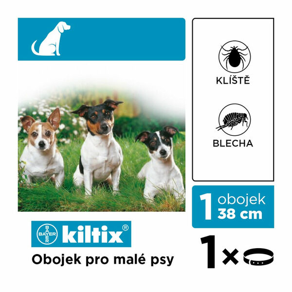 KILTIX Obojek antiparazitní pro malé psy 38 cm porovnat ceny
