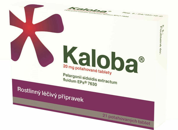Kaloba 20mg potahované tablety 21ks porovnat ceny