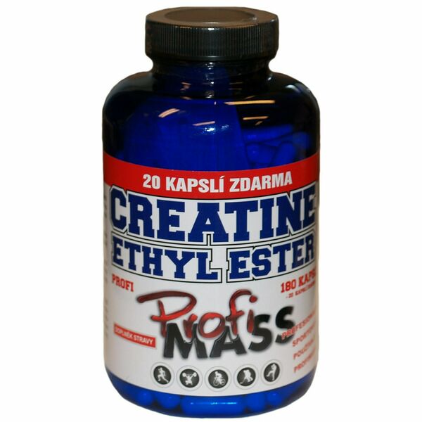 Profimass Profi Creatine Ethyl Ester 200 kapslí porovnat ceny