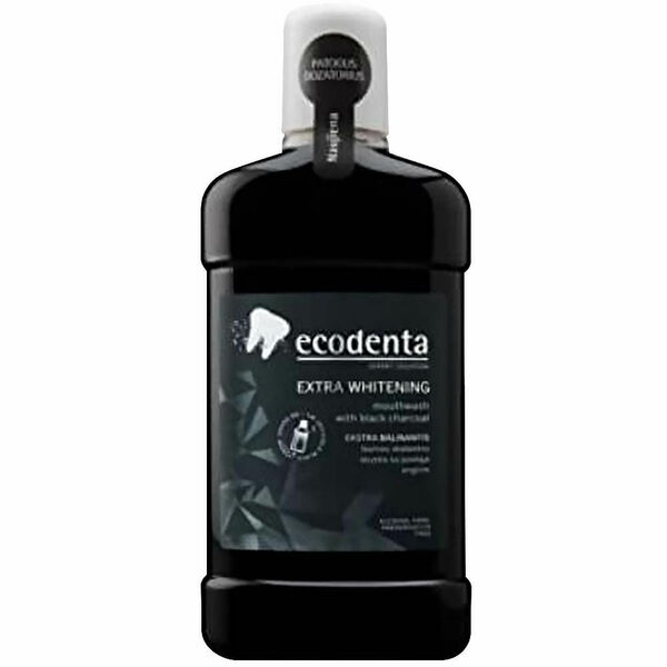 ECODENTA bělící ústní voda s černým uhlím 500 ml porovnat ceny