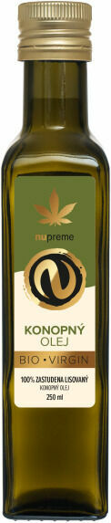 Nupreme BIO Konopný olej 250ml porovnat ceny