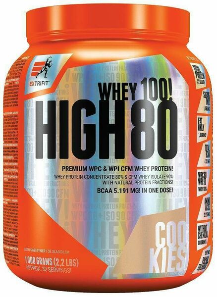 Extrifit High Whey 80 1000g cookies porovnat ceny
