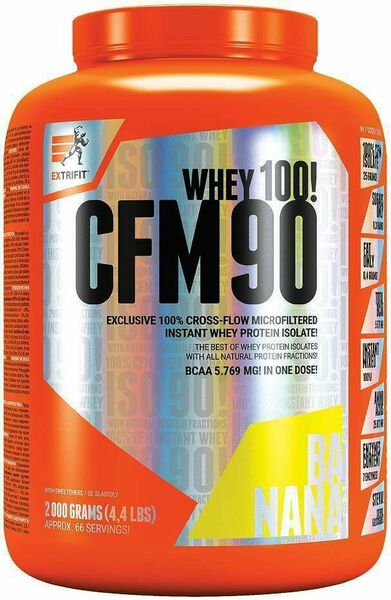 Extrifit CFM Instant Whey Isolate 90 2kg banán porovnat ceny