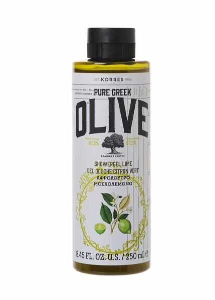 Korres Pure Greek Olive Lime sprchový gel s vůní limetky 250ml porovnat ceny