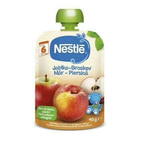 NESTLÉ kapsička ovocná Broskev/Jablko 90g porovnat ceny
