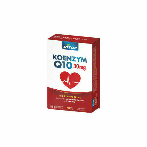 VITAR Koenzym Q10 30mg+Se+vit.E+thiamin cps.60 porovnat ceny