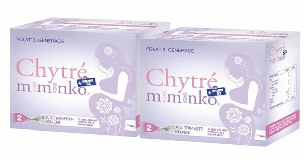 Chytré miminko s DHA 60 tablet + 60 kapslí porovnat ceny