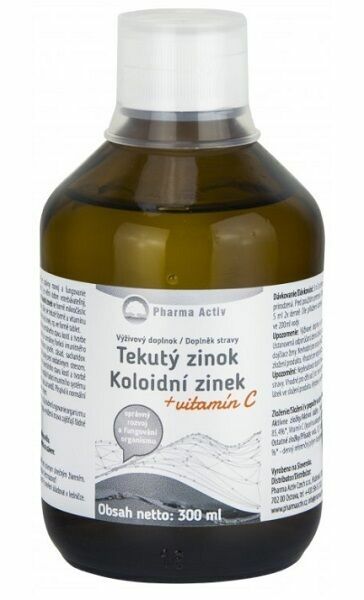 Pharma Activ  Koloidní zinek + vitamín C 300ml porovnat ceny