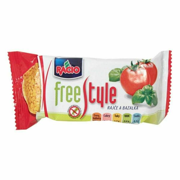 RACIO Free style rýžové chlebíčky rajče a bazalka 25g porovnat ceny
