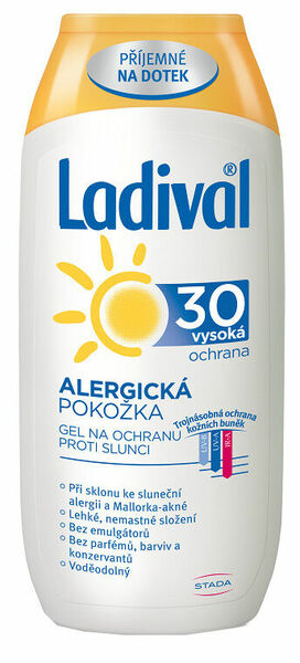 LADIVAL Gel alergická kůže SPF30 200ml porovnat ceny