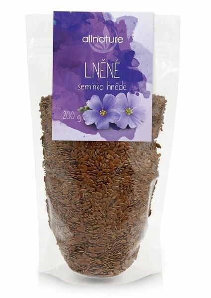 Allnature Lněné semínko hnědé 200g porovnat ceny