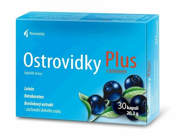 Noventis  Ostrovidky Plus s luteinem 30 kapslí porovnat ceny