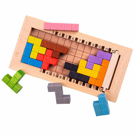 Bigjigs Toys Dřevěný tetris porovnat ceny