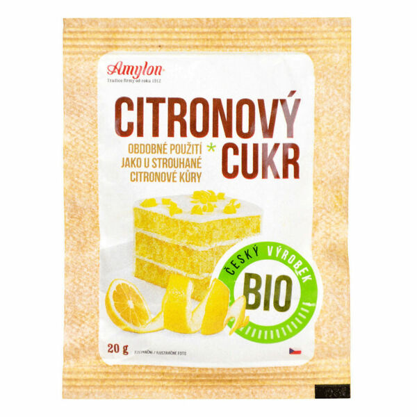 AMYLON Cukr citrónový BIO 20 g porovnat ceny
