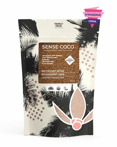 Sense Coco Bio kokosový cukr 1000g porovnat ceny