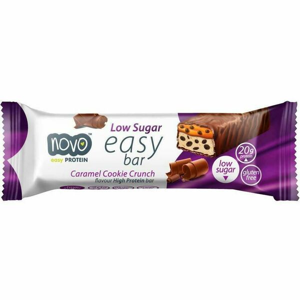 Novo Nutrition Low Sugar Easy Bar 60g karamel - cookie porovnat ceny