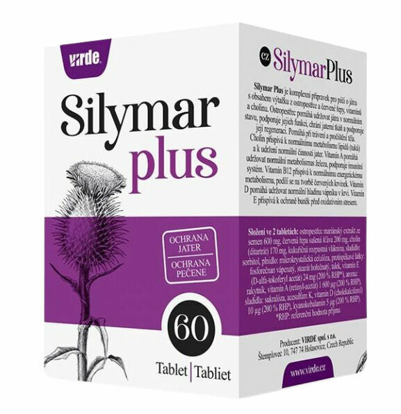 Virde Silymar Plus 60 tablet porovnat ceny