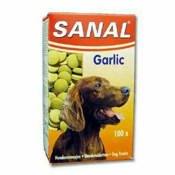 SANAL Garlic česnekový dospělý pes a.u.v. 100 tablet porovnat ceny