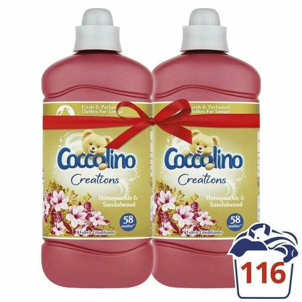 Coccolino Crations aviváž Honeysuckle & Sandalwood 2x1,45l porovnat ceny