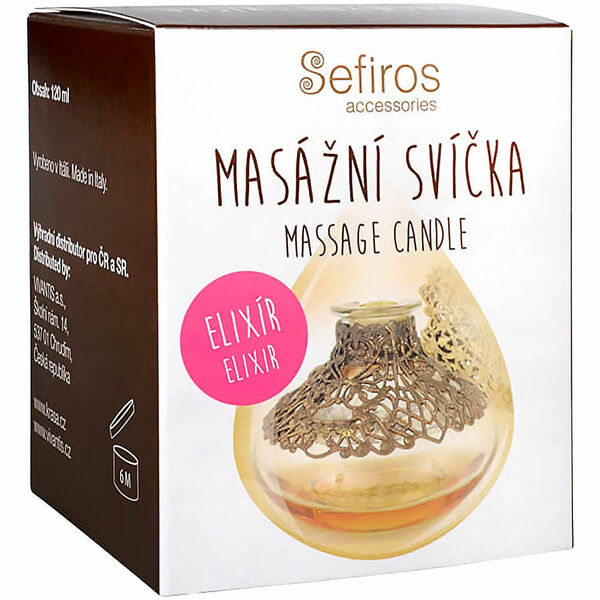 SEFIROS Masážní svíčka Elixír 120 ml porovnat ceny