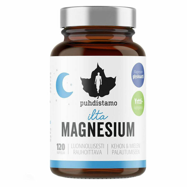 Puhdistamo Night Magnesium 120 kapslí porovnat ceny